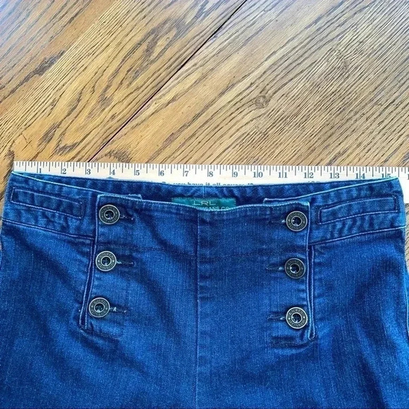 lauren Jeans Company Sailor Capris Jeans Size 4 - Picture 7 of 8
